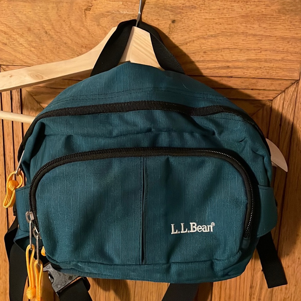 Vintage Fanny Pack Cross Body Bag L.L. Bean Green